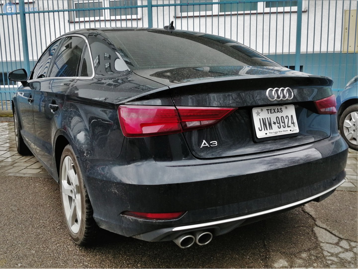 JNW-9924, License plate without vehicle 