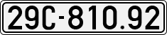 License plate of Vietnam, Cars