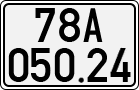 License plate of Vietnam, Cars