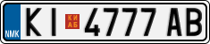 License plate of North Macedonia, Regular plates (2012)