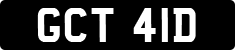 License plate of the United Kingdom, 1963 year system