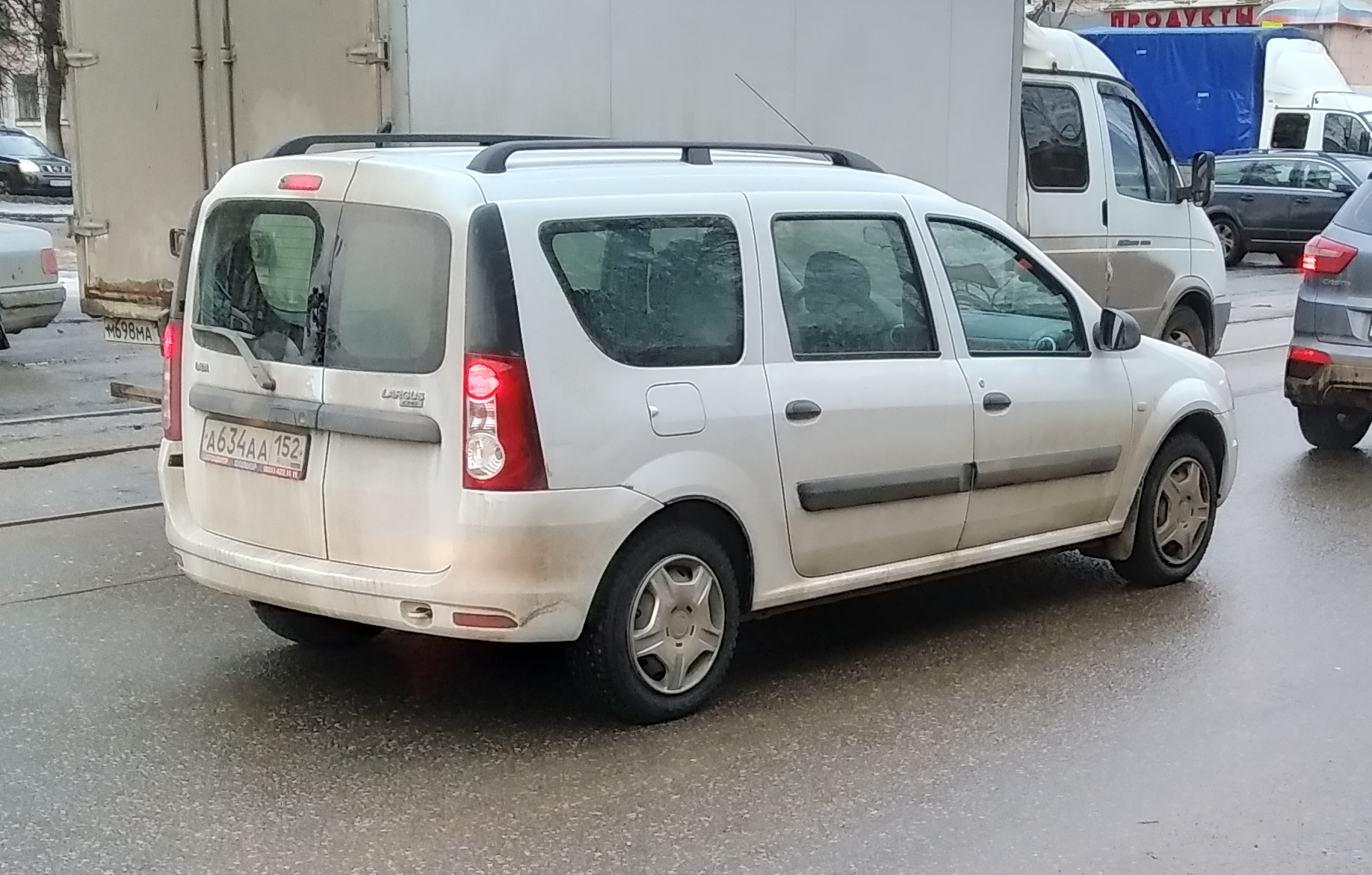 а 634 аа 152, Lada (VAZ) Largus 1st gen R90 (KS0/RS0), 2012­–2020