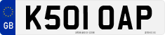 License plate of the United Kingdom, 1983 year system