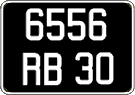 French license plate, FNI