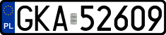 License plates of Poland, Regular car plates