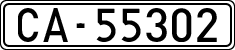 License plates of Spain, 1900 year series