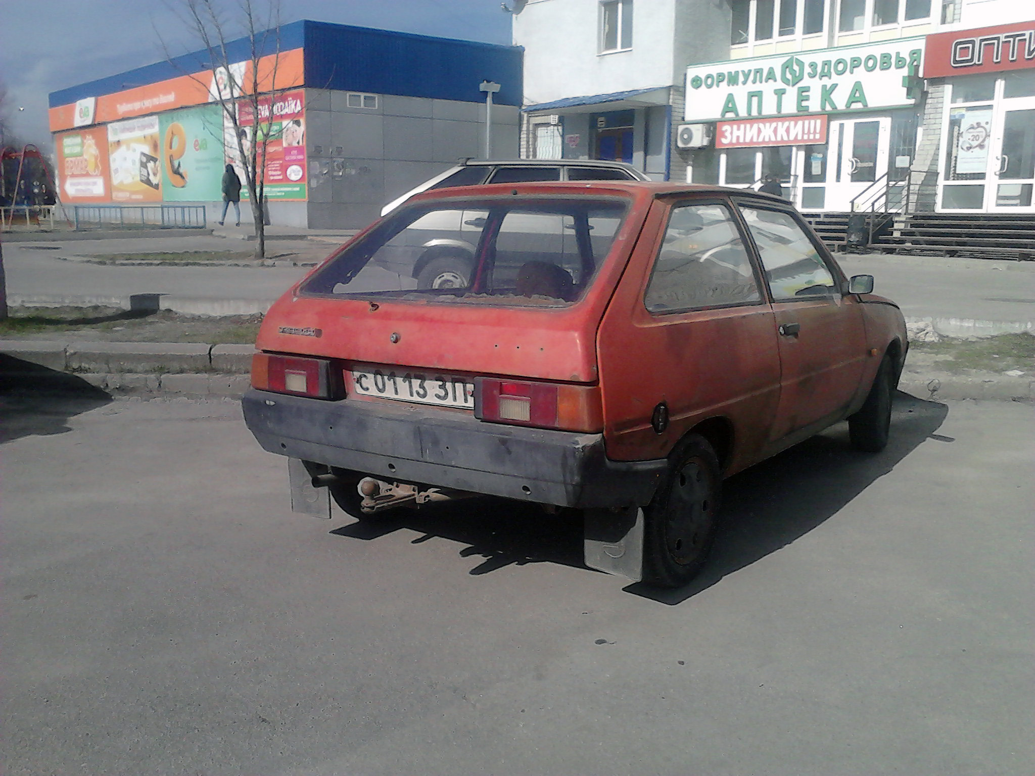 с 0113 ЗП, ZAZ 1102 1102 Таврия (Tavria) Hatch, 1987–2007