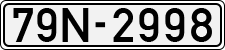 License plate of Vietnam, Cars