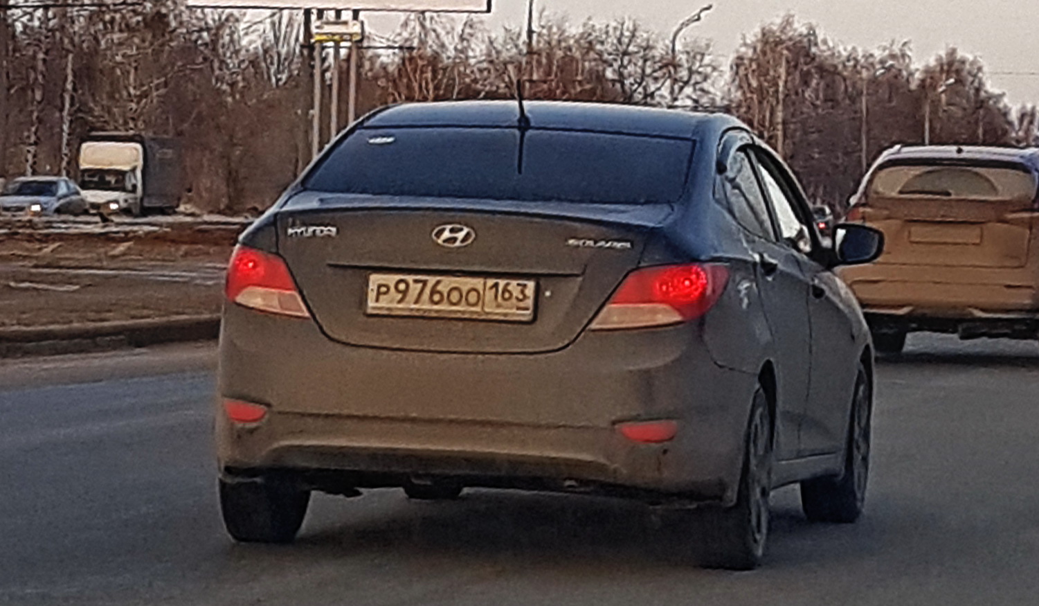 р 976 оо 163, Hyundai Solaris 1st gen Sedan (RB), 2011–2014