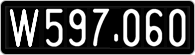 License plate of Austria, 1947 year system