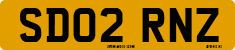 License plate of the United Kingdom, 2001 year system