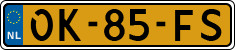 License plate of the Netherlands, Semi-trailers