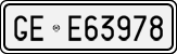 License plate of Italy, Cars (1927 year series)