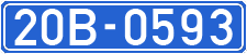 License plate of Vietnam, Government and public administrations