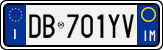 License plate of Italy, Cars (1994 year series)