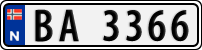 License plate of Norway, Trailers, motorcycles, special vehicles