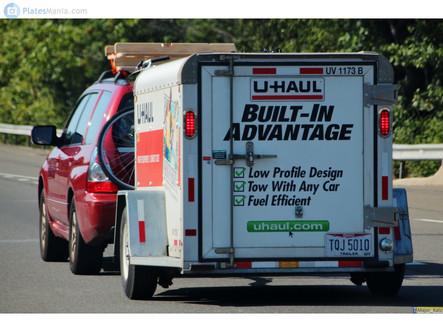 TQJ 5010, U-Haul 4' x 8' Cargo Trailer (UV) 