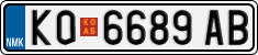 License plate of North Macedonia, Regular plates (2012)