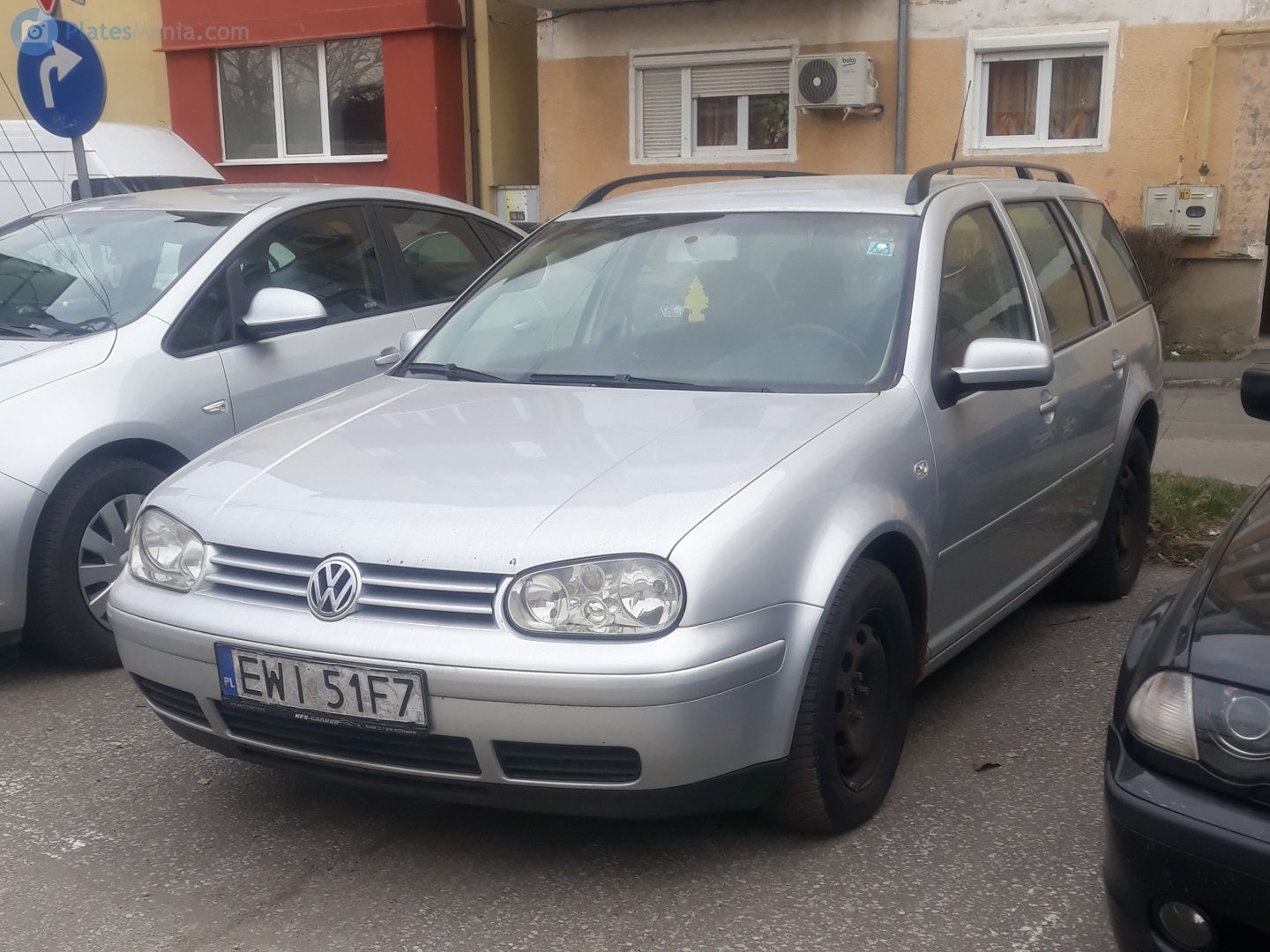 EWI 51F7, License plate without vehicle 