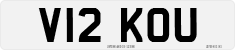 License plate of the United Kingdom, 1983 year system