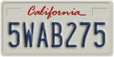 California, Passenger Car (1ABC234)
