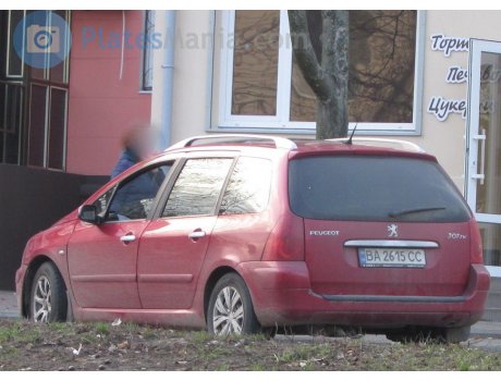 BA 2615 CC, Peugeot 307