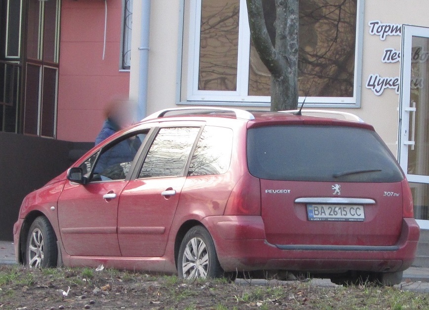 BA 2615 CC, Peugeot 307 