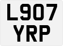License plate of the United Kingdom, 1983 year system