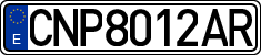 License plates of Spain, Official and military plates