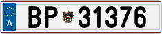 License plate of Austria, Official services and consulates