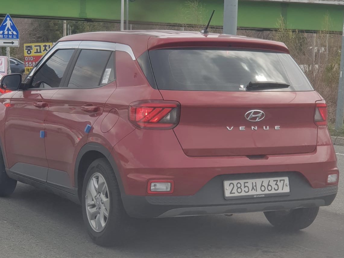 285서 6637, Hyundai Venue 1st gen (QX), 2019–