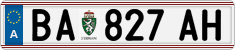 License plate of Austria, Regular plates