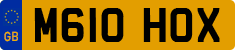 License plate of the United Kingdom, 1983 year system