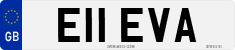License plate of the United Kingdom, 1983 year system