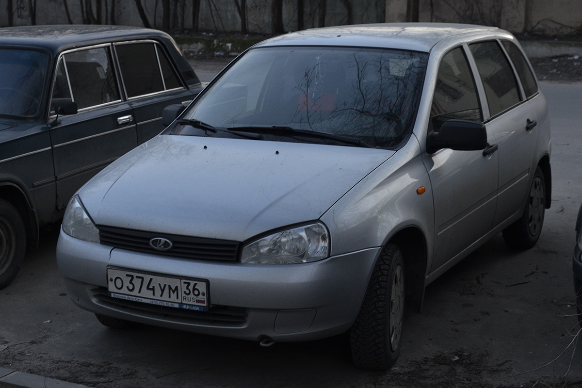 о 374 ум 36, Lada (VAZ) 1117 Kalina 