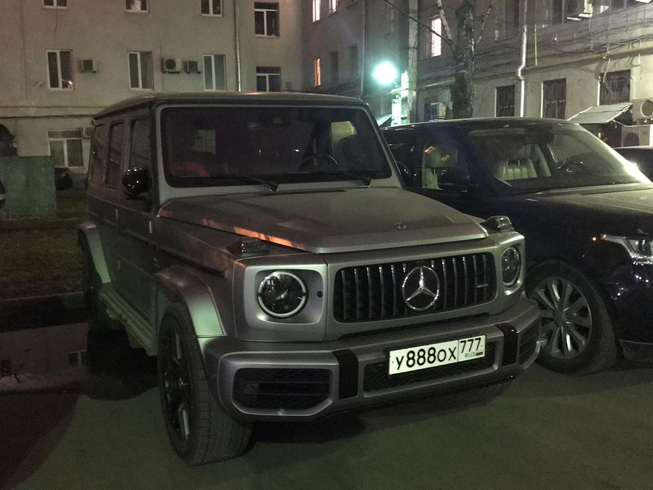 у 888 ох 777, Mercedes-Benz G-Klasse 2nd gen (W463/W465), 2018­–