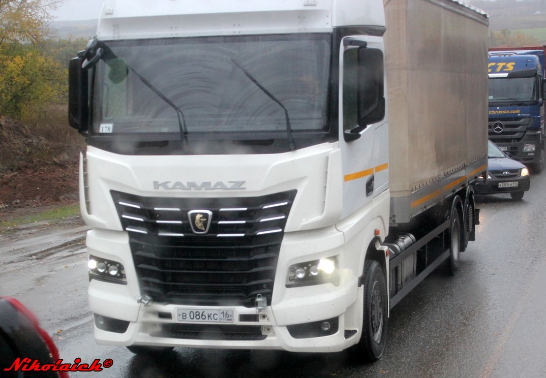 в 086 кс 16, KamAZ 6565 65658 6×4 Lift-axle