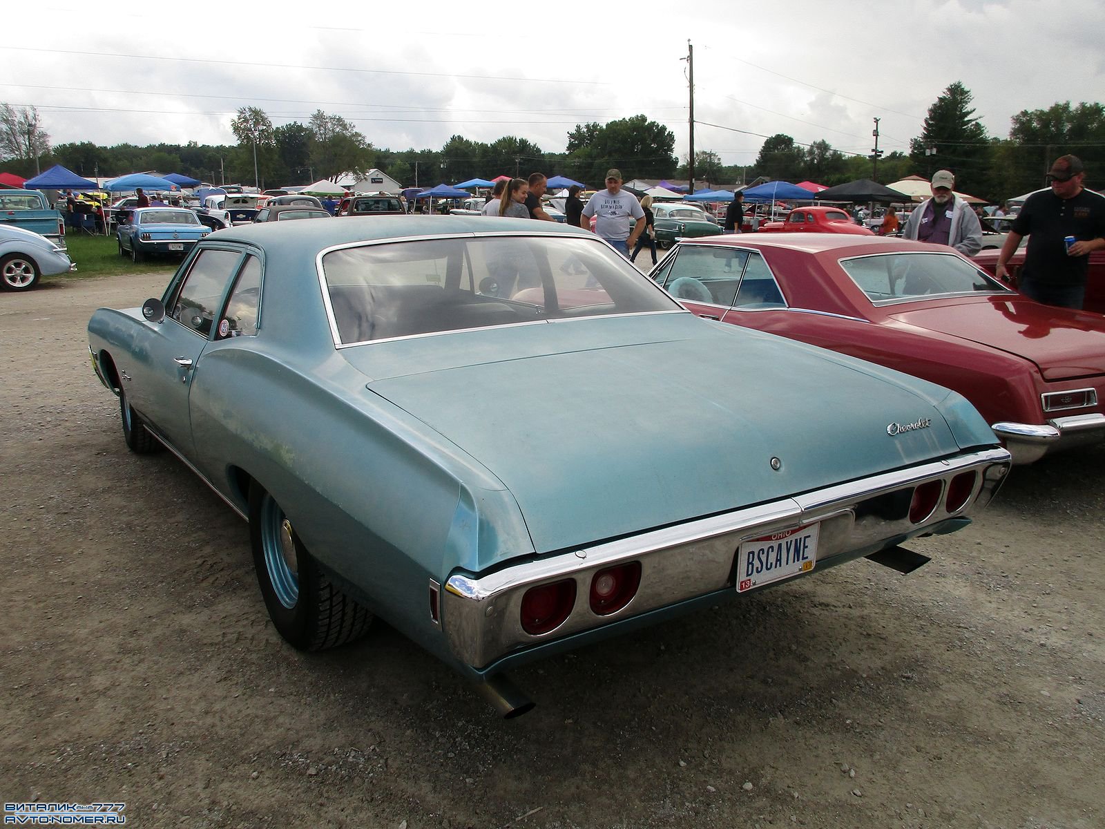 BSCAYNE, Chevrolet Biscayne 3rd gen 1968 2-door Sedan (15311/15411; B-body), 3rd facelift, 1967–1968