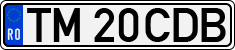 License plate of Romania, Regular plates