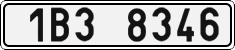 License plate of the Czech Republic, Cars (2001)