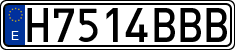 License plates of Spain, Specialty plates