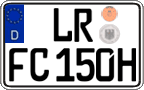 German license plate, Plates for oldtimers (type 