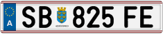 License plate of Austria, Regular plates