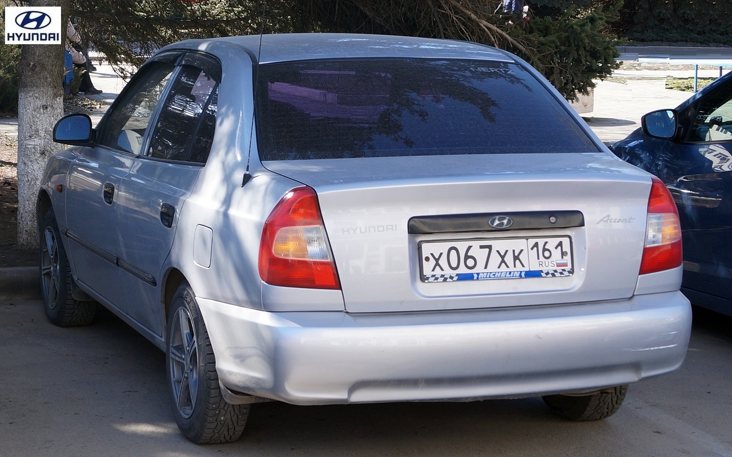 х 067 хк 161, Hyundai Accent 2nd gen Sedan (LC), 1999–2003 (–2016 for others)