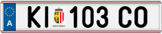 License plate of Austria, Regular plates