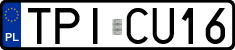 License plates of Poland, Regular car plates