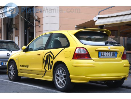 CC 201 AH, MG ZR