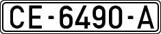 License plates of Spain, 1971 year series
