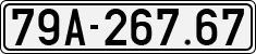 License plate of Vietnam, Cars