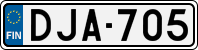 License plate of Finland, Cars
